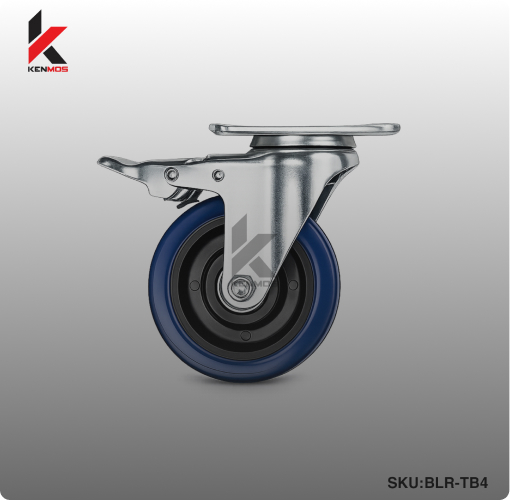 4" BLUE ELASTIC RUBBER TOPBRAKE
