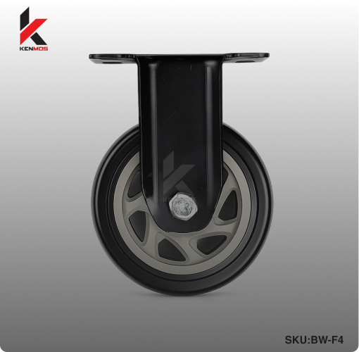 4" BLACK & WHITE PU FIXED