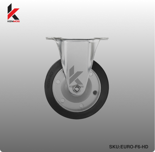 6" EURO STEEL RIM FIXED