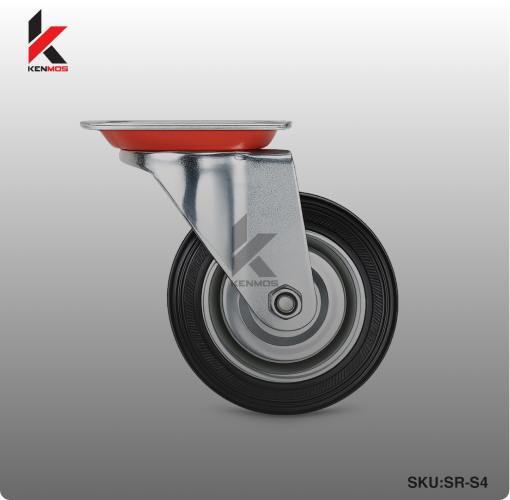 4" SR RUBBER SWIVEL