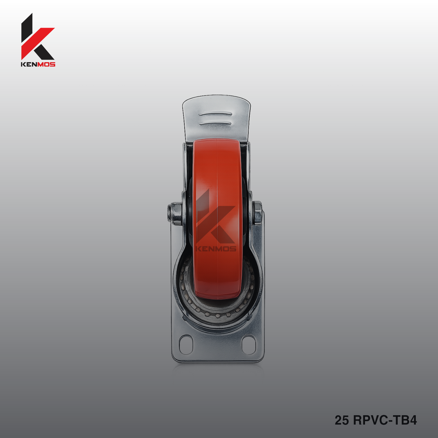 4" RED PVC BLACK CENTER TOP BRAKE